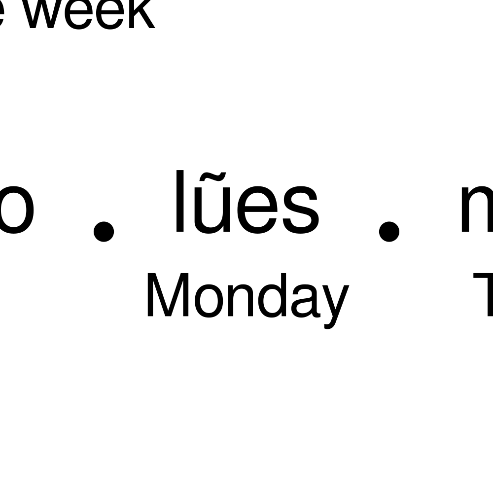 Leskoff Days of the Week Poster image 2 of 2
