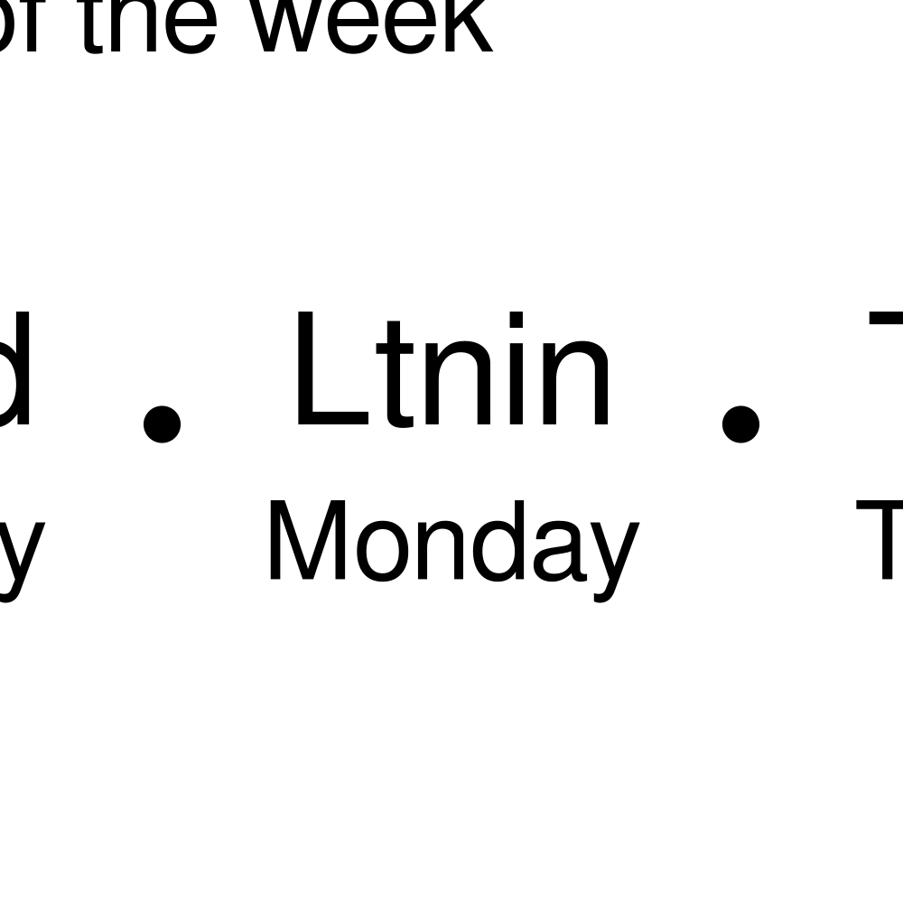 Leskoff Days of the Week Poster image 2 of 2