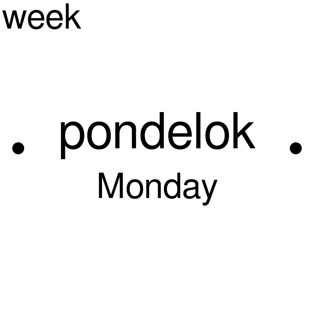 Leskoff Days of the Week Poster image 2 of 2
