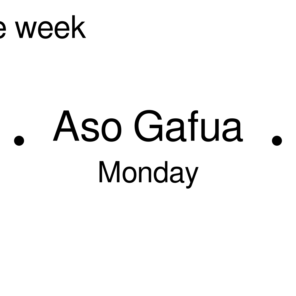 Leskoff Days of the Week Poster image 2 of 2