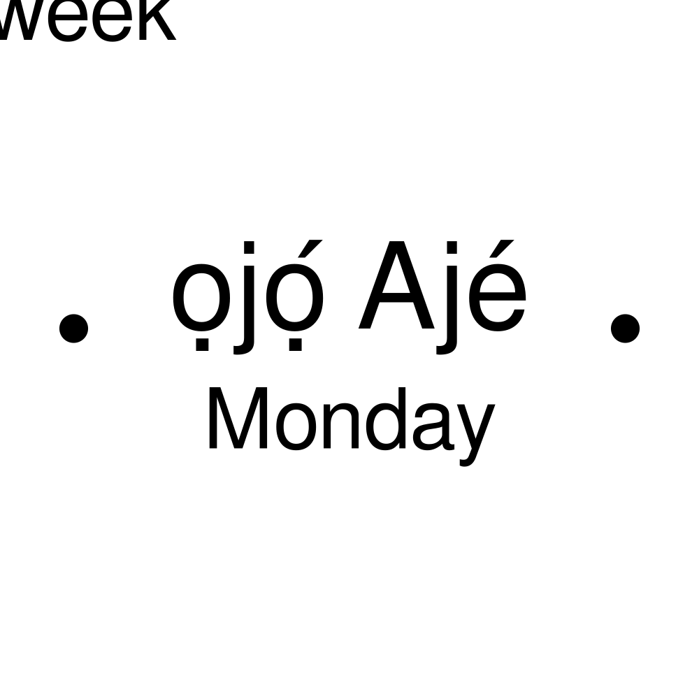 Leskoff Days of the Week Poster image 2 of 2
