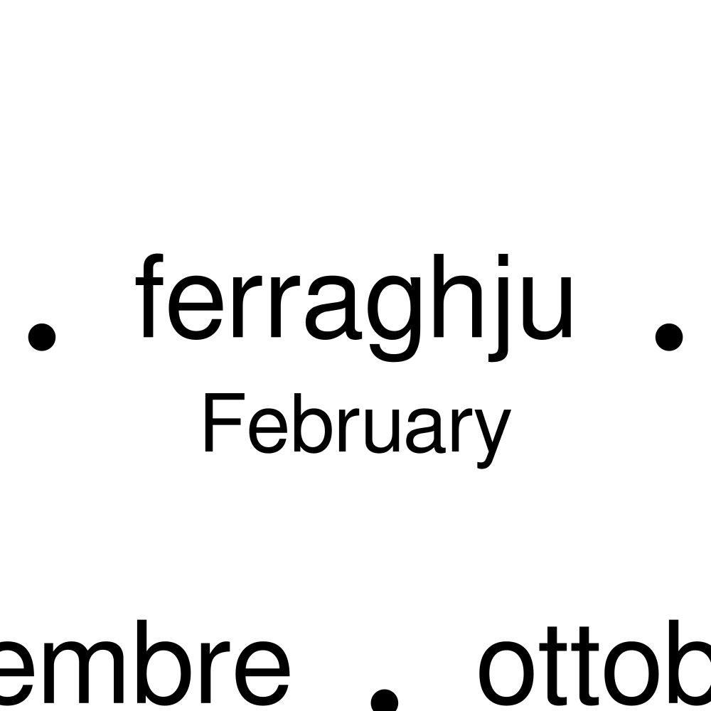 Leskoff Months of the Year Poster image 2 of 2