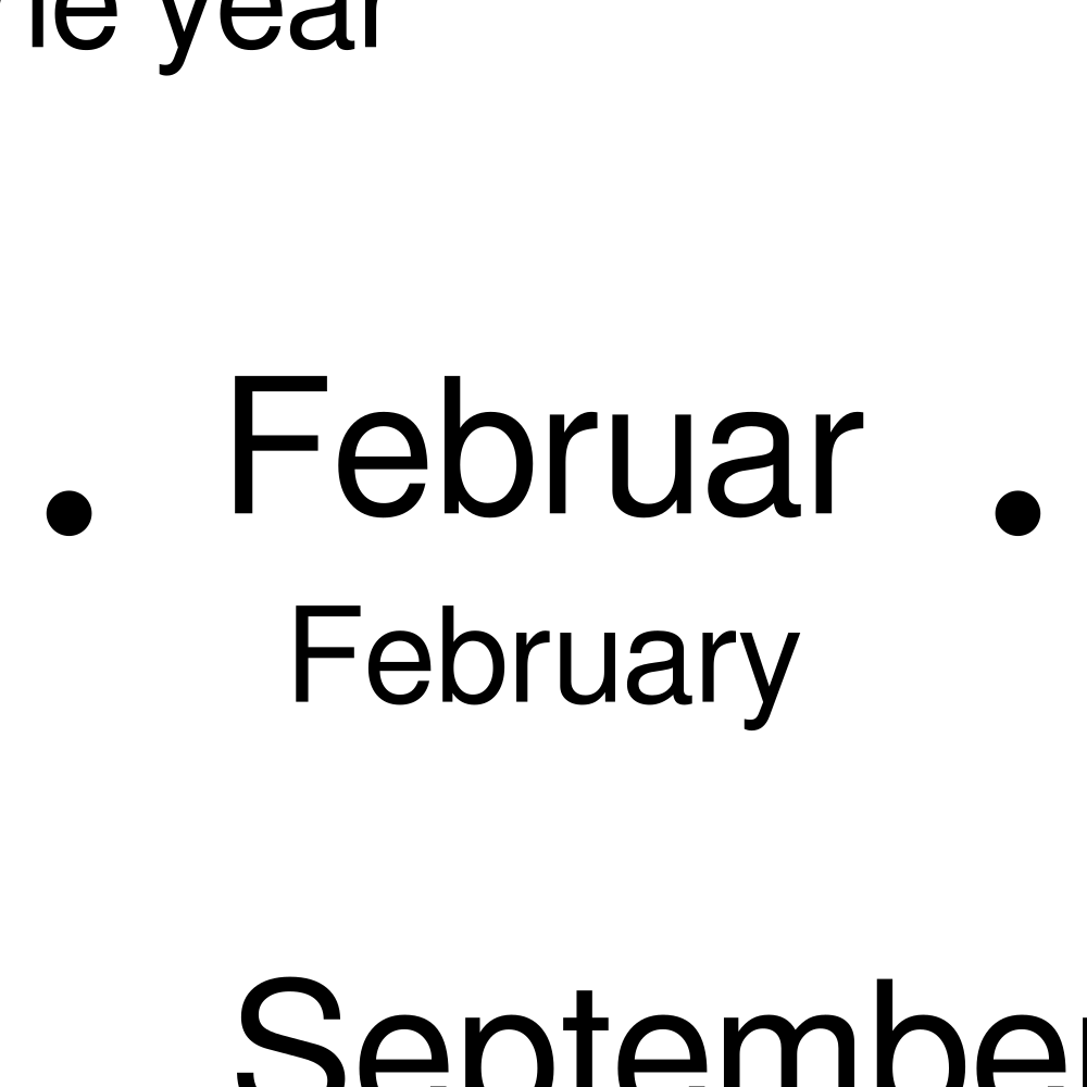Leskoff Months of the Year Poster image 2 of 2