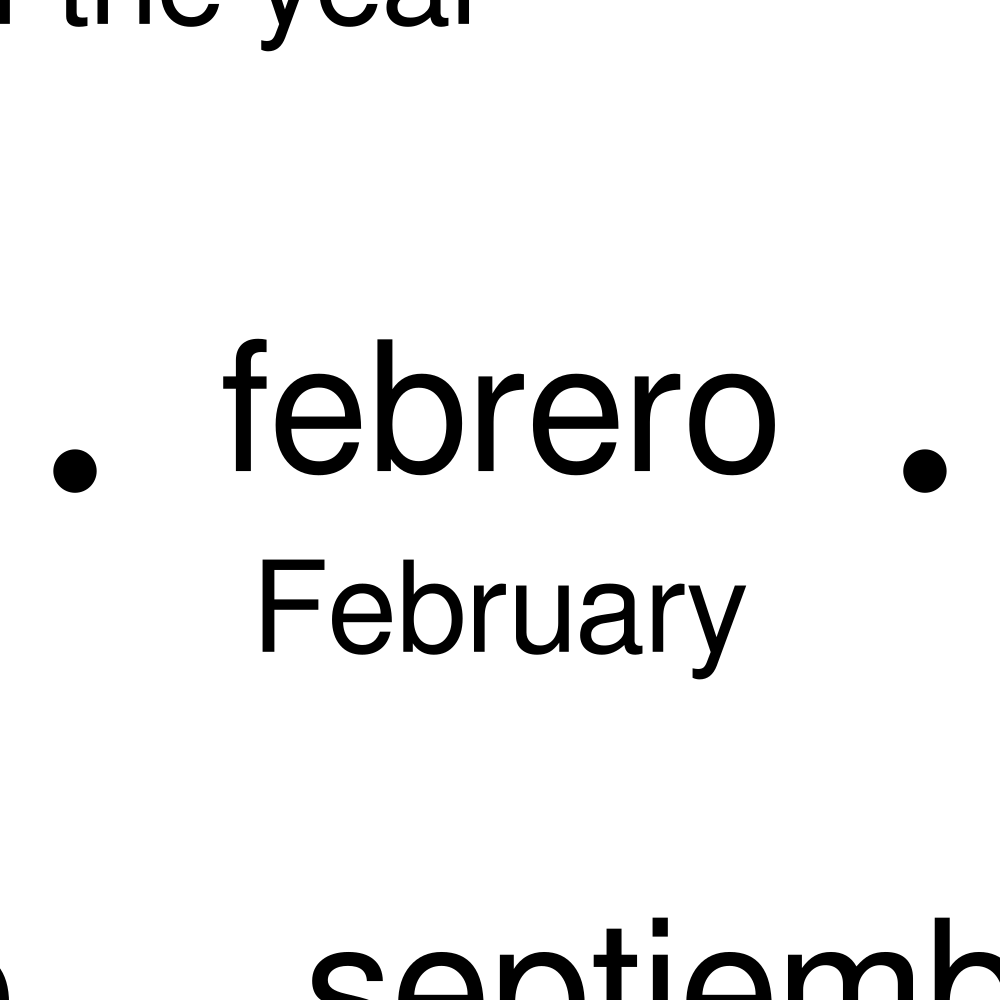 Leskoff Months of the Year Poster image 2 of 2