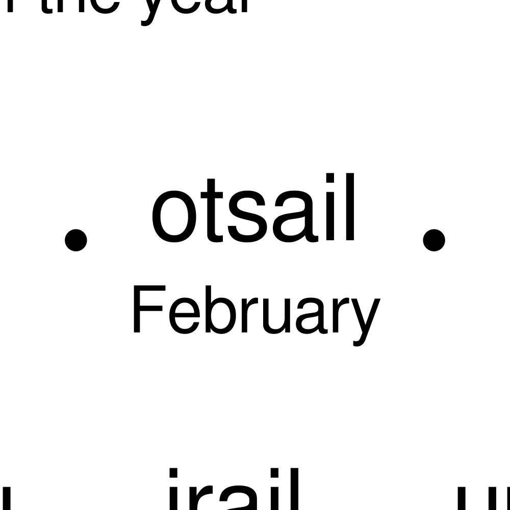 Leskoff Months of the Year Poster image 2 of 2