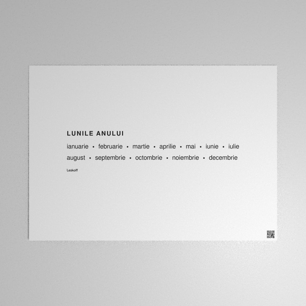 Leskoff Months of the Year Poster image 1 of 2