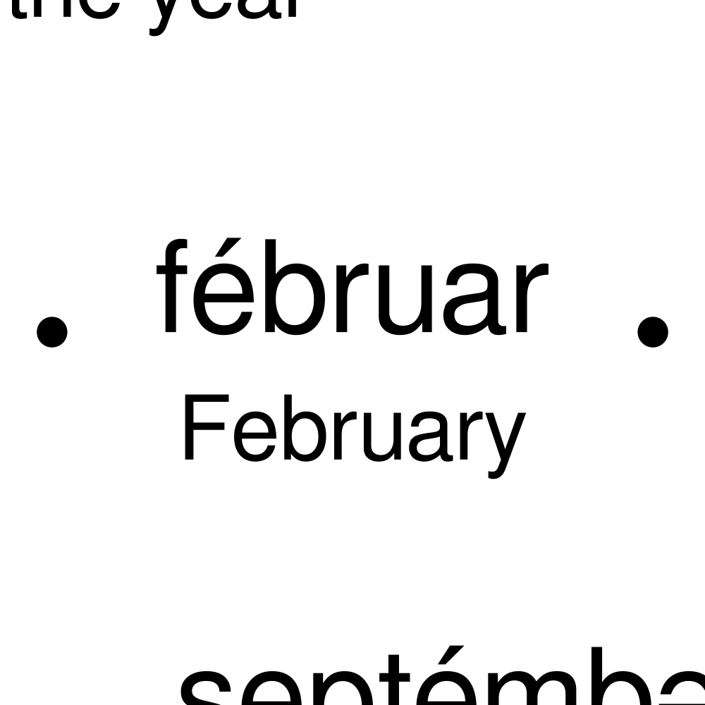 Leskoff Months of the Year Poster image 2 of 2
