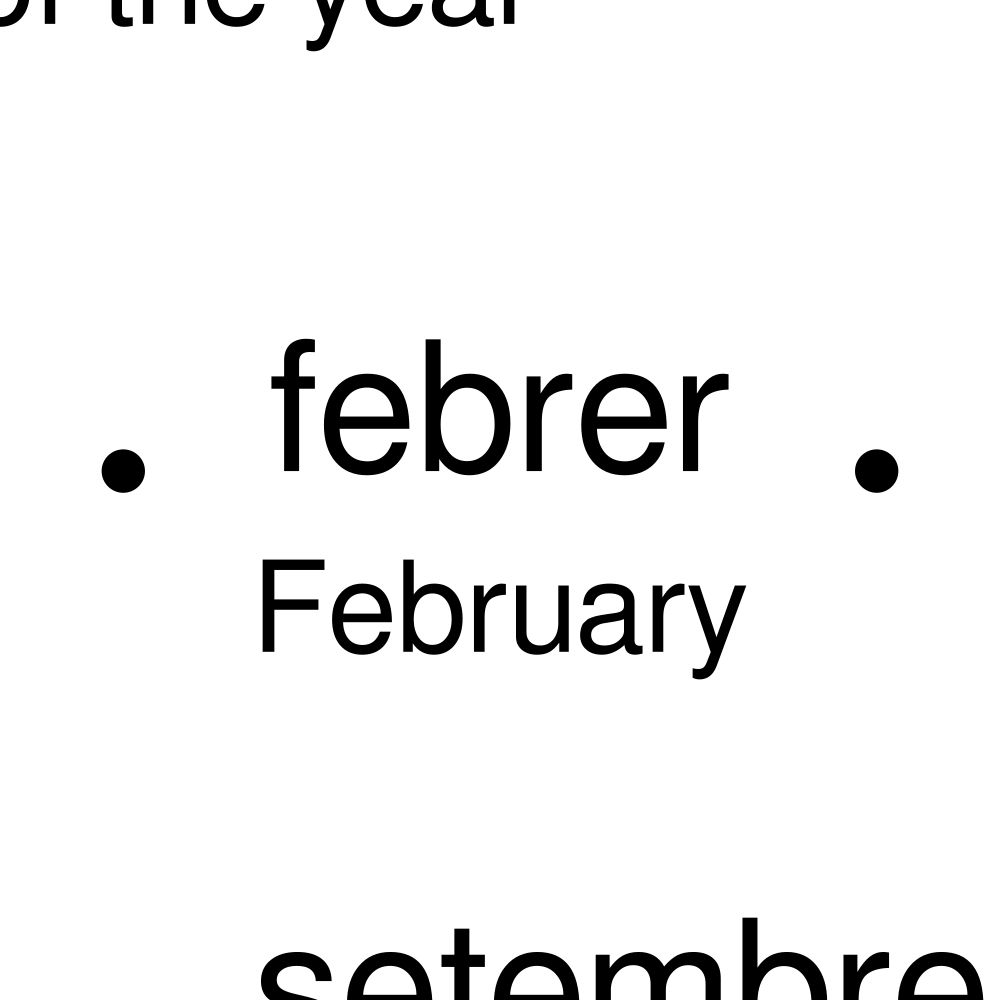 Leskoff Months of the Year Poster image 2 of 2