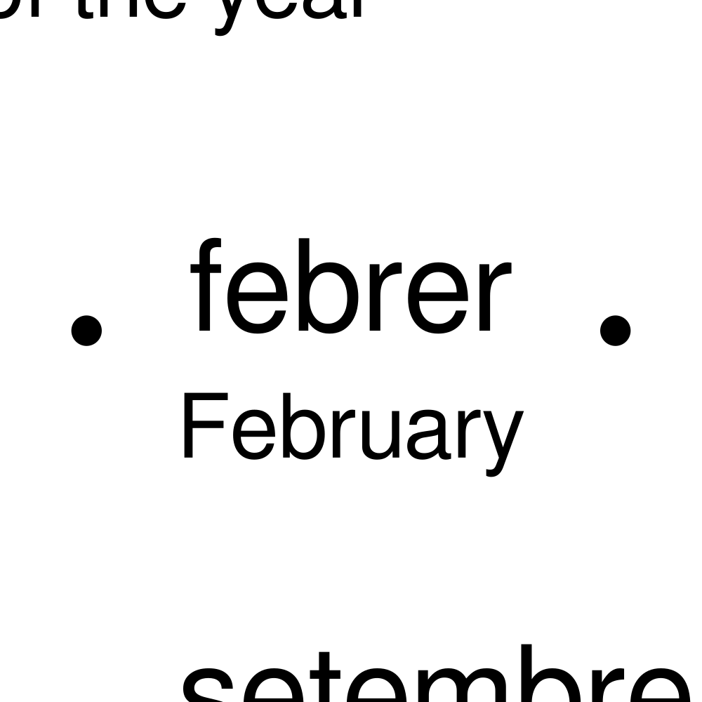 Leskoff Months of the Year Poster image 2 of 2