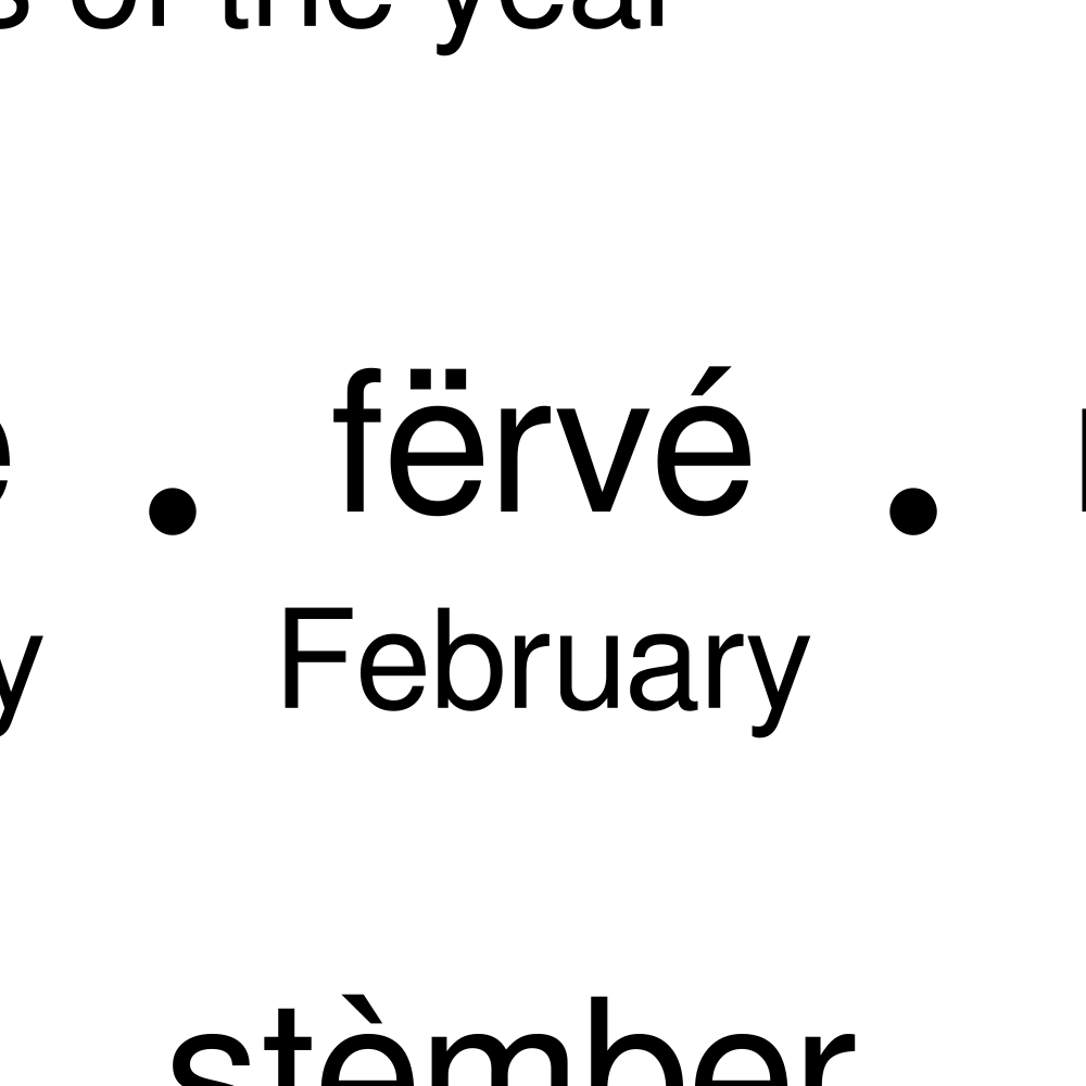 Leskoff Months of the Year Poster image 2 of 2