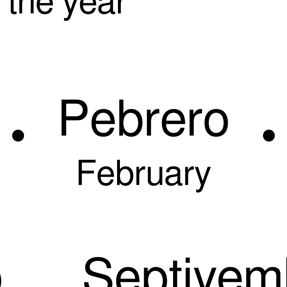 Leskoff Months of the Year Poster image 2 of 2