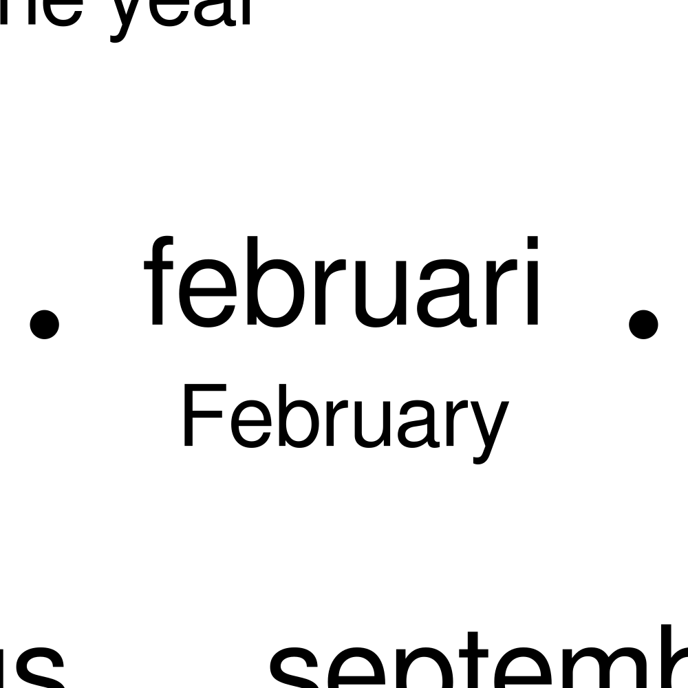 Leskoff Months of the Year Poster image 2 of 2