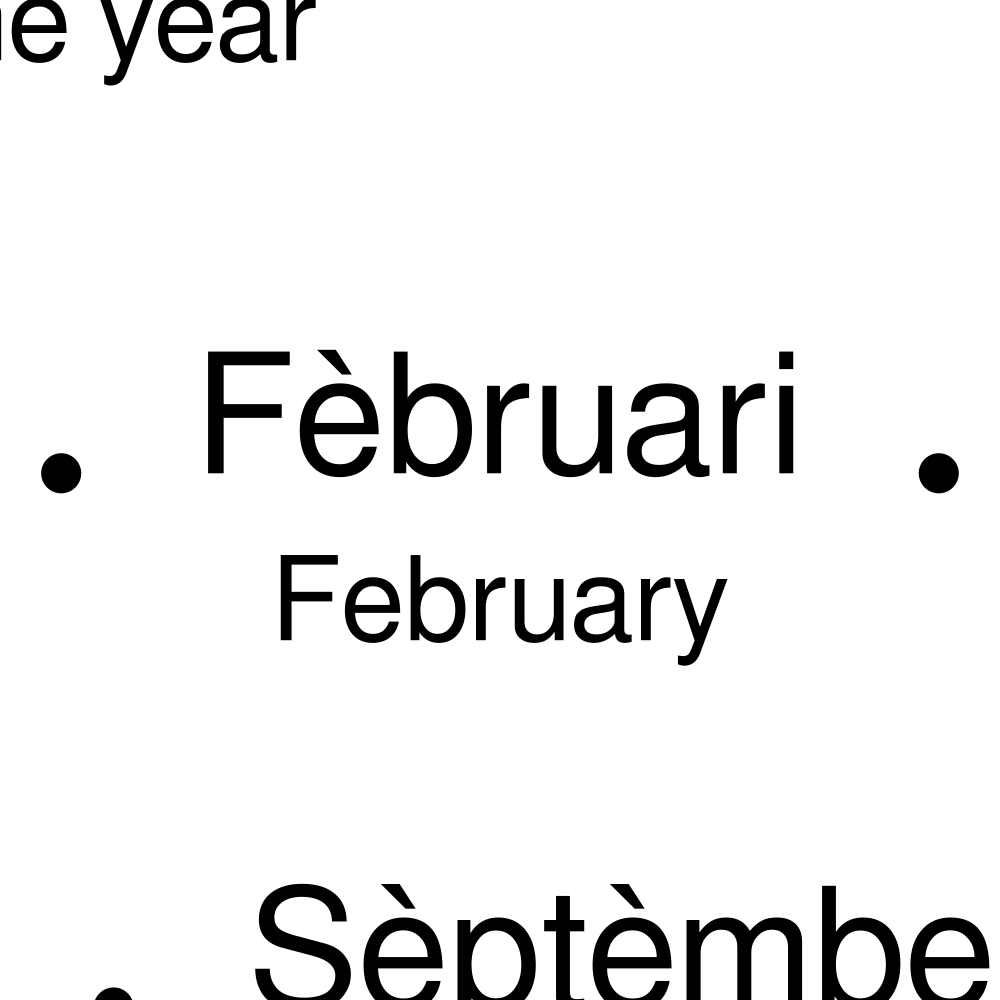Leskoff Months of the Year Poster image 2 of 2