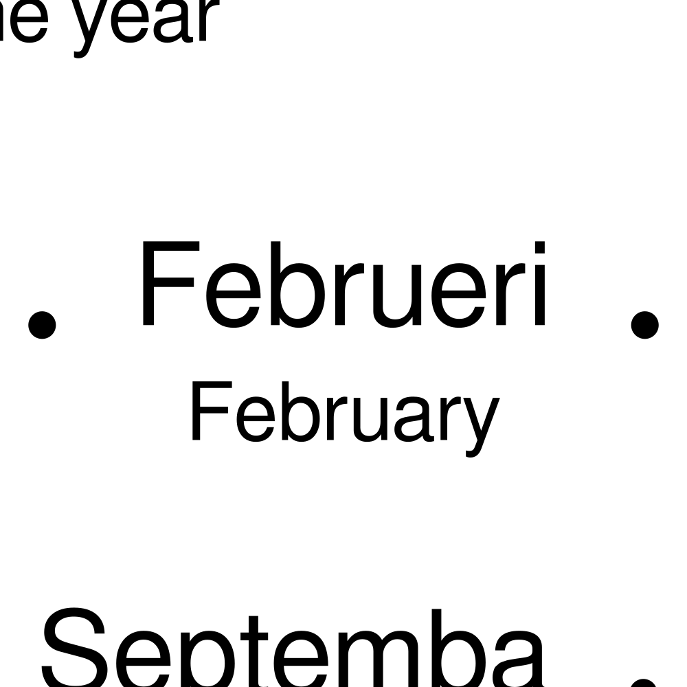Leskoff Months of the Year Poster image 2 of 2
