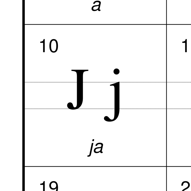 Leskoff Afar Alphabet image 2 of 2