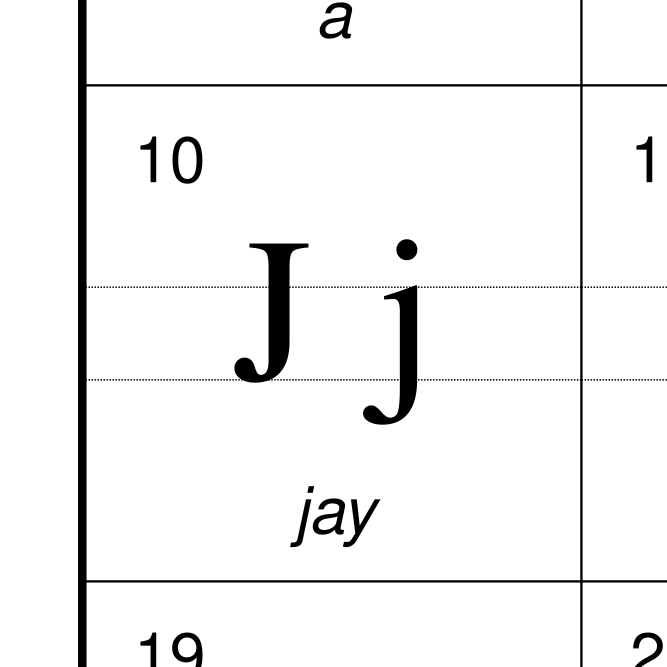 Leskoff English Alphabet image 2 of 2