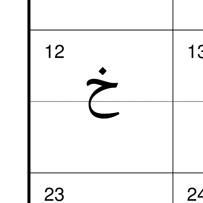 Leskoff Pashto Alphabet image 2 of 2