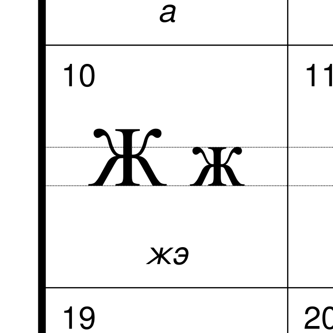 Leskoff Yakut Alphabet image 2 of 2