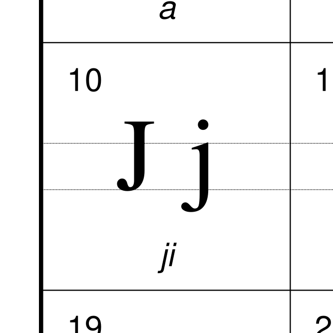 Leskoff Walloon Alphabet image 2 of 2
