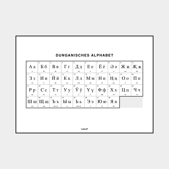 Leskoff Dungan Alphabet image 1 of 2