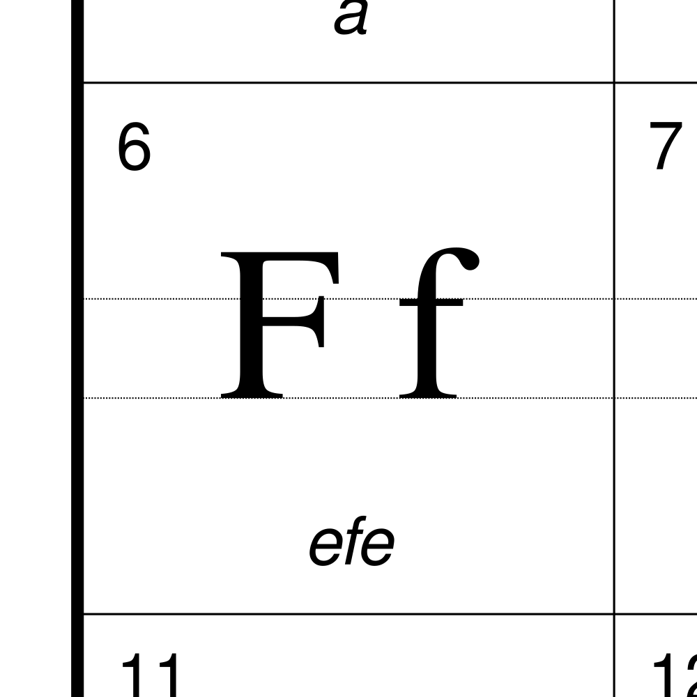 Leskoff Asturian Alphabet image 2 of 2