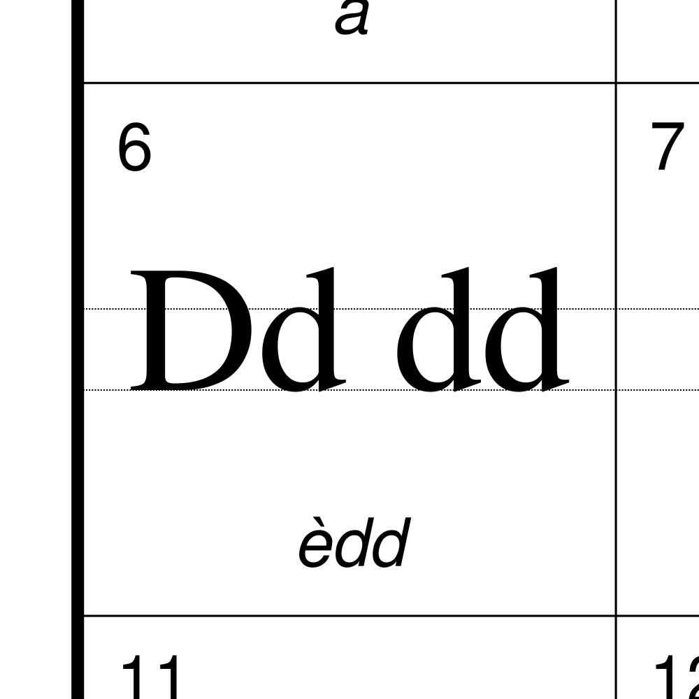 Leskoff Welsh Alphabet image 2 of 2