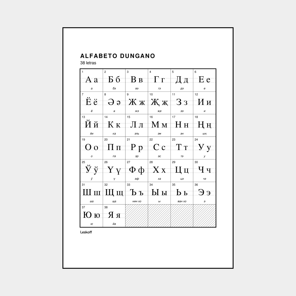 Leskoff Dungan Alphabet image 1 of 2