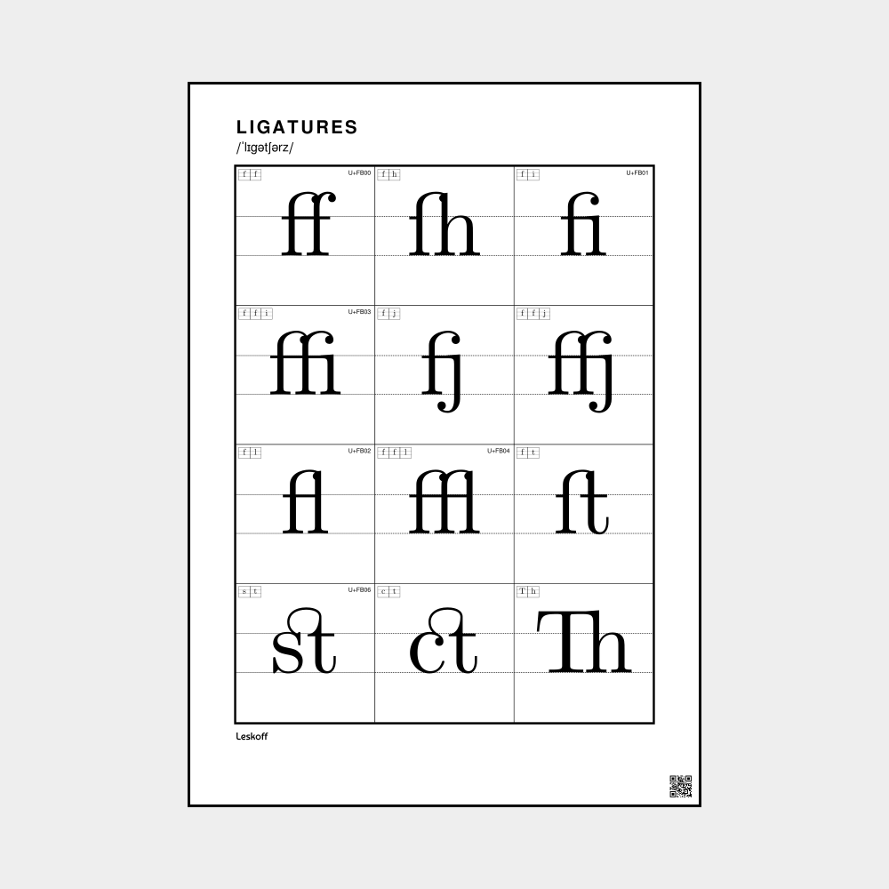 Leskoff Ligatures image 1 of 2
