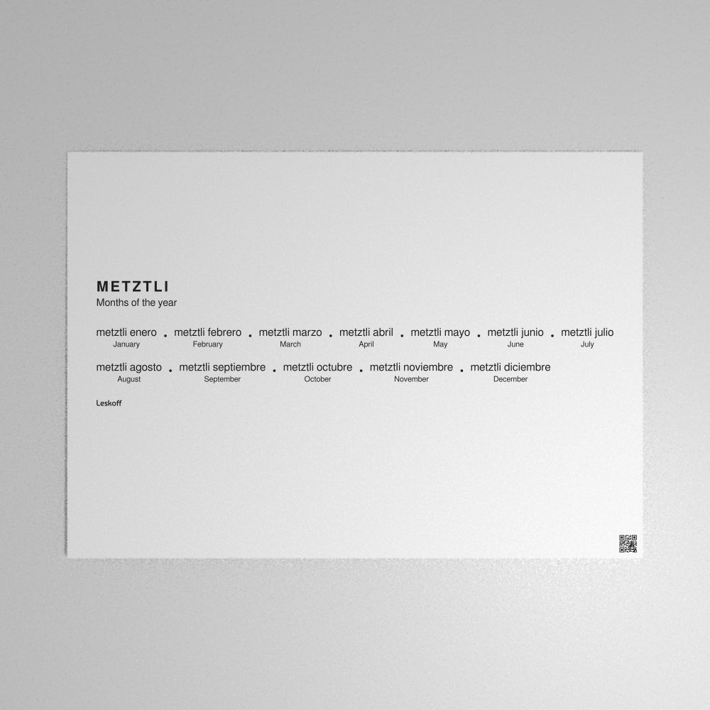 Leskoff Months of the Year Poster image 1 of 2