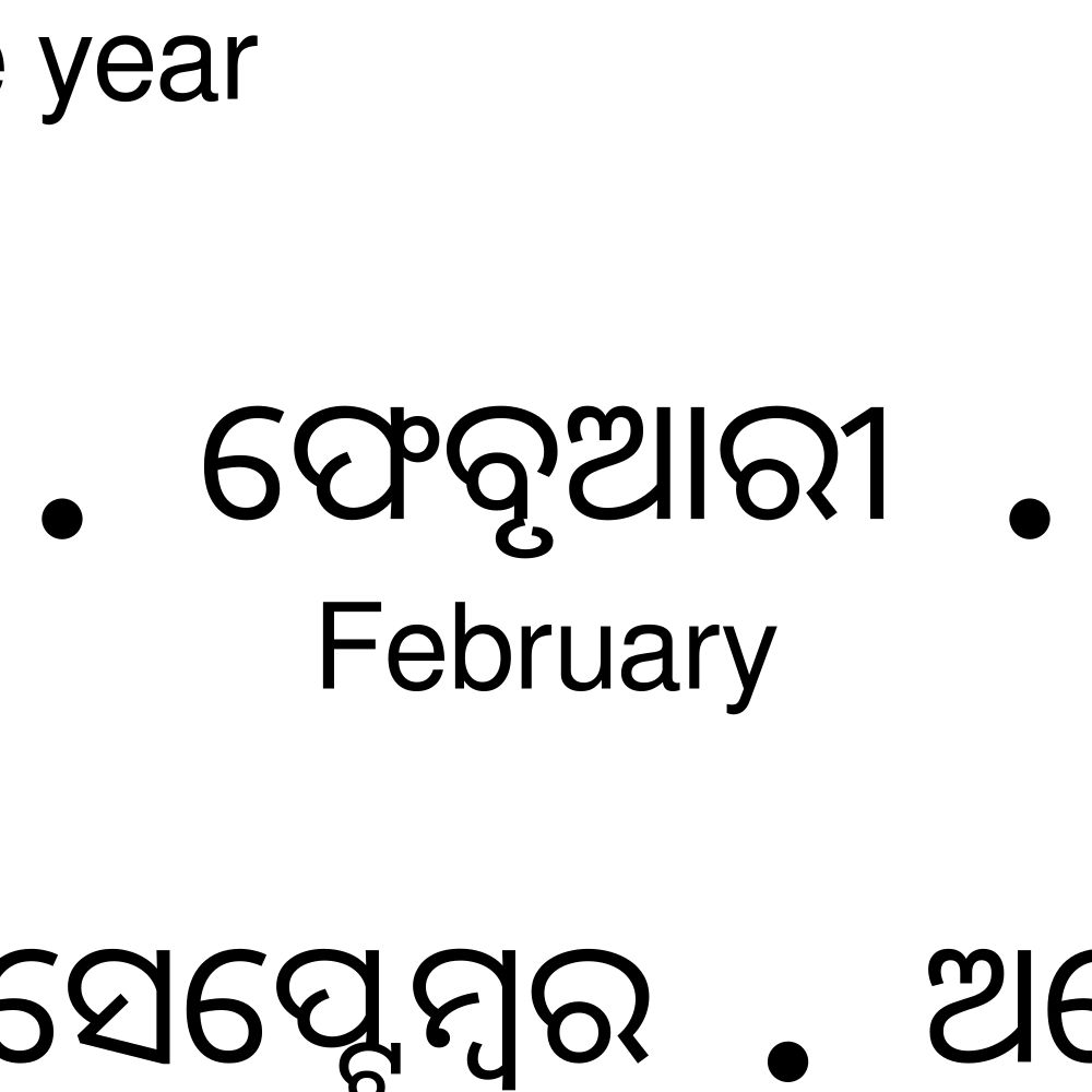 Leskoff Months of the Year Poster image 2 of 2
