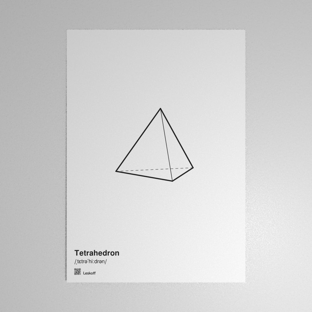 Leskoff Tetrahedron Poster image 1 of 1