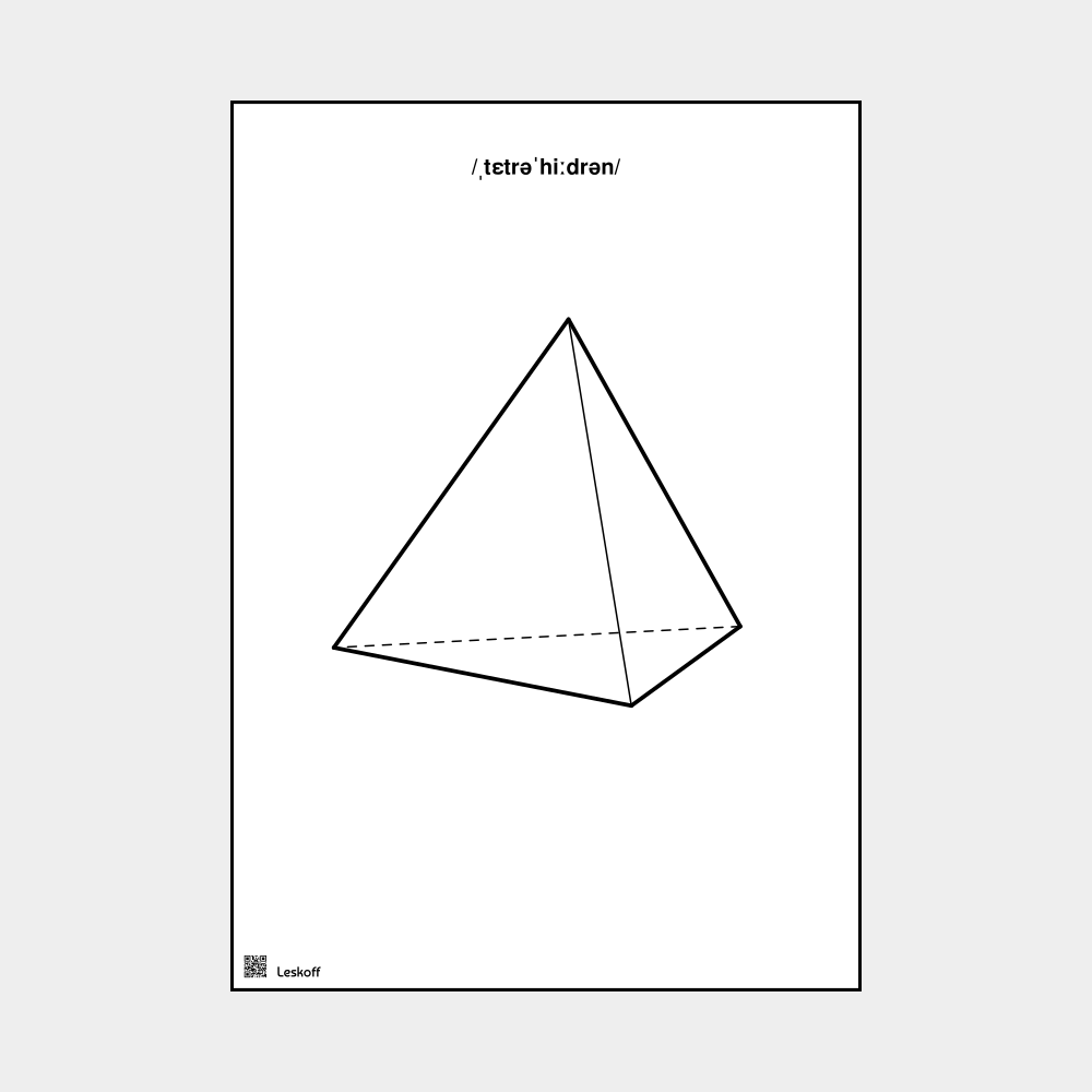 Leskoff Tetrahedron image 1 of 1