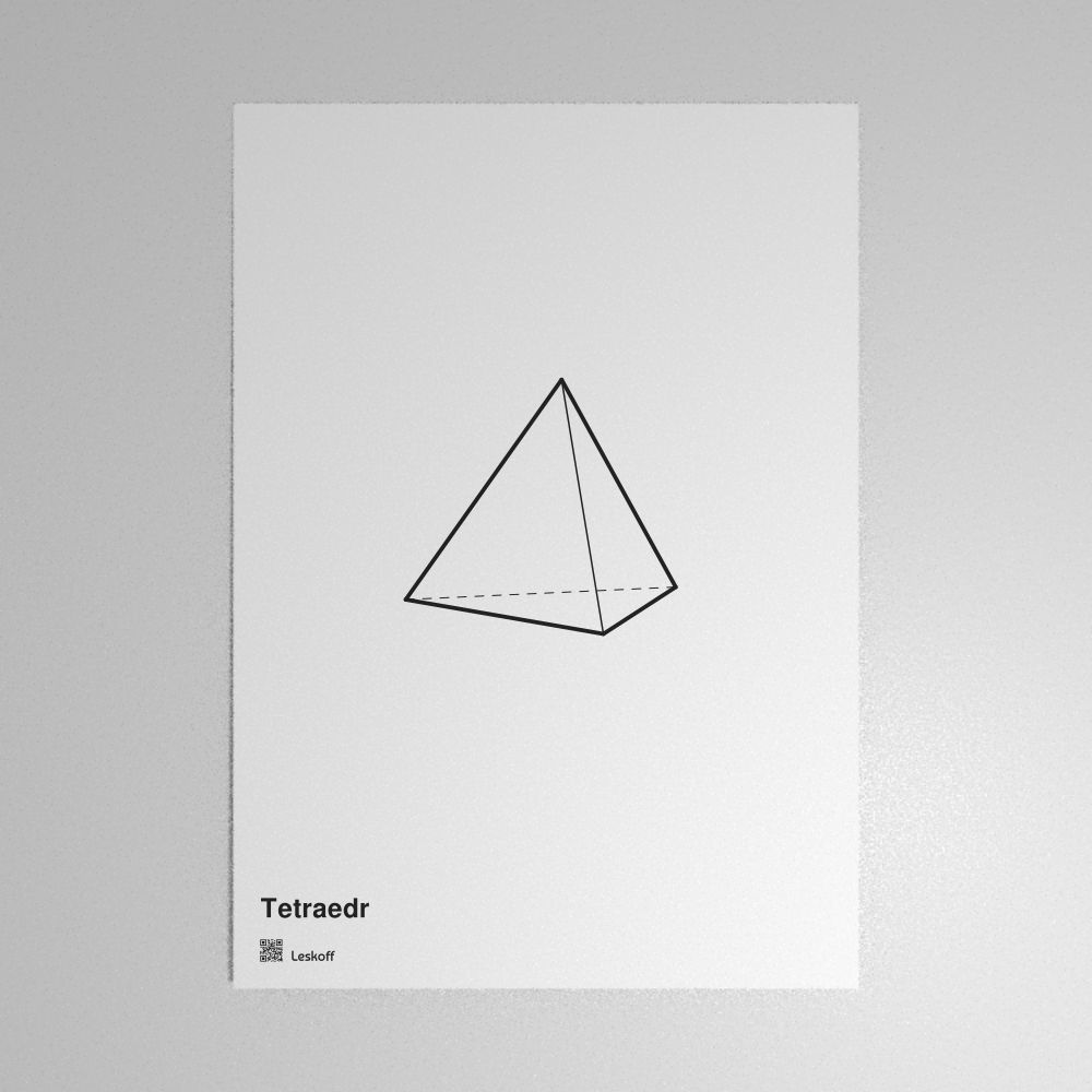 Leskoff Tetrahedron Poster image 1 of 1