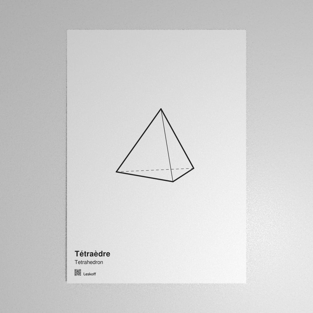 Leskoff Tetrahedron Poster image 1 of 1