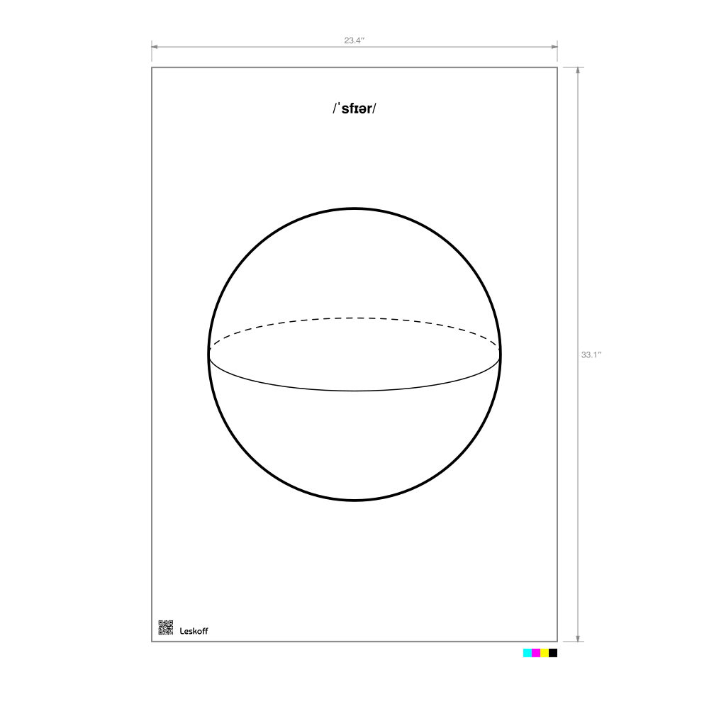 Leskoff Sphere Poster image 1 of 1