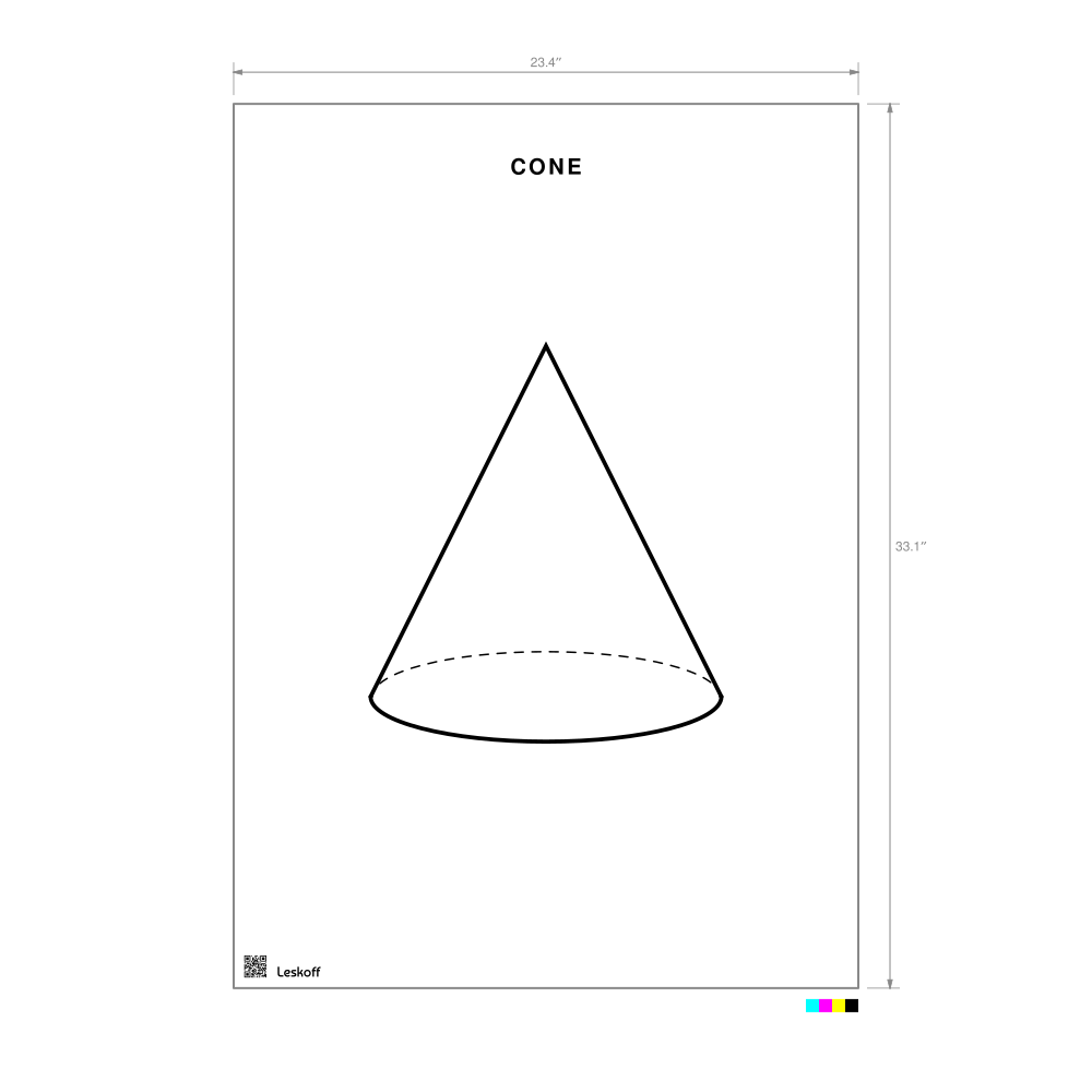 Leskoff Cone Poster image 1 of 1