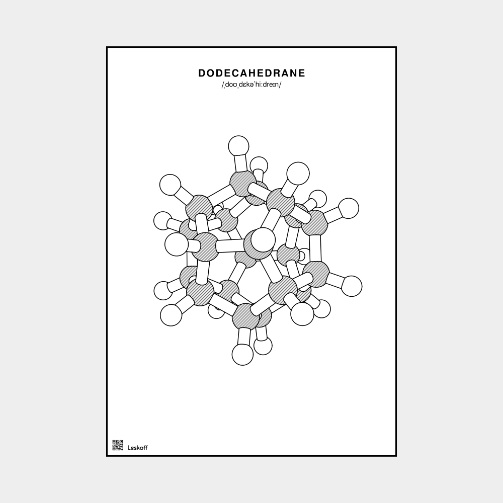 Leskoff Dodecahedrane image 1 of 1