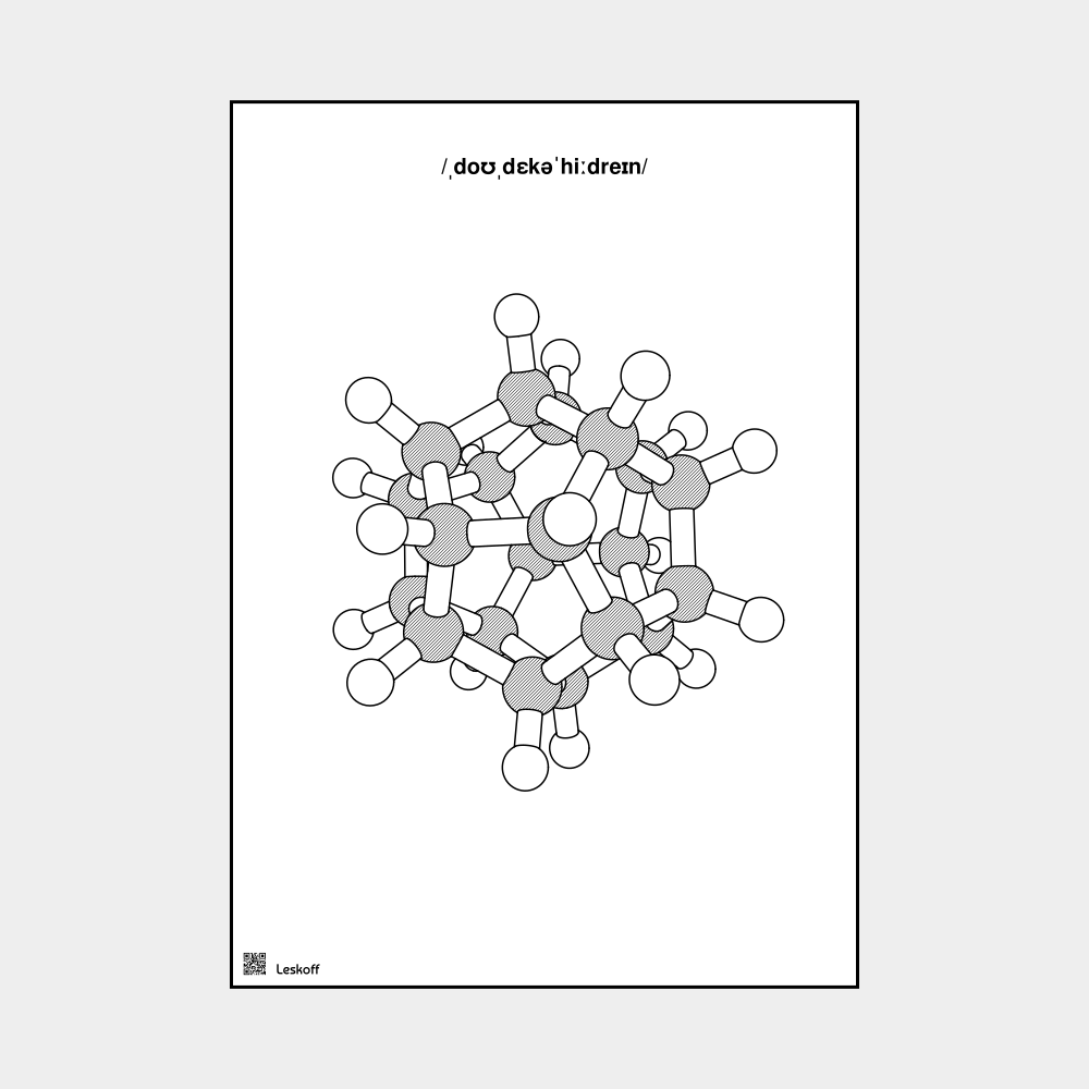 Leskoff Dodecahedrane image 1 of 1
