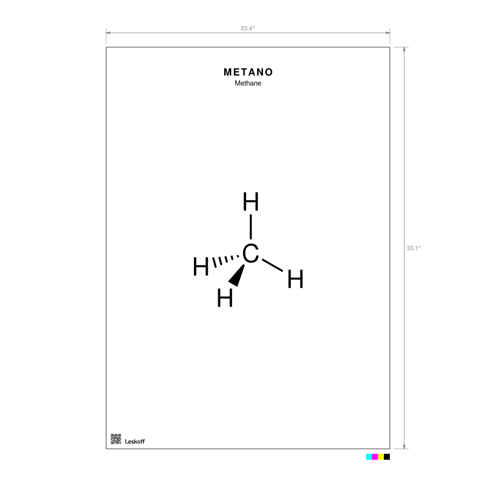 Leskoff Methane Molecule Poster image 1 of 1
