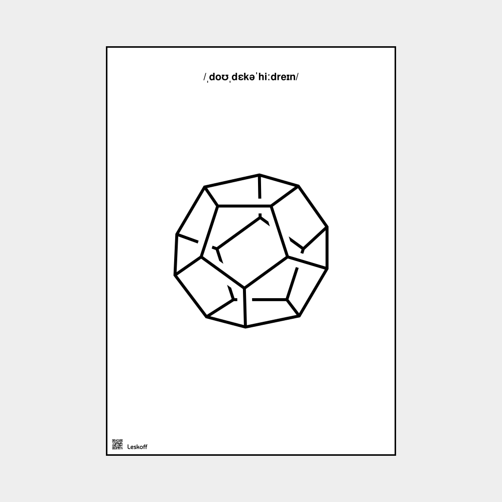 Leskoff Dodecahedrane image 1 of 1