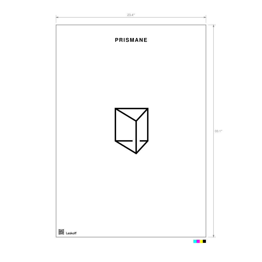 Leskoff Prismane Molecule Poster image 1 of 1