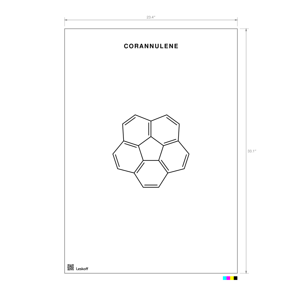 Leskoff Corannulene Molecule Poster image 1 of 1