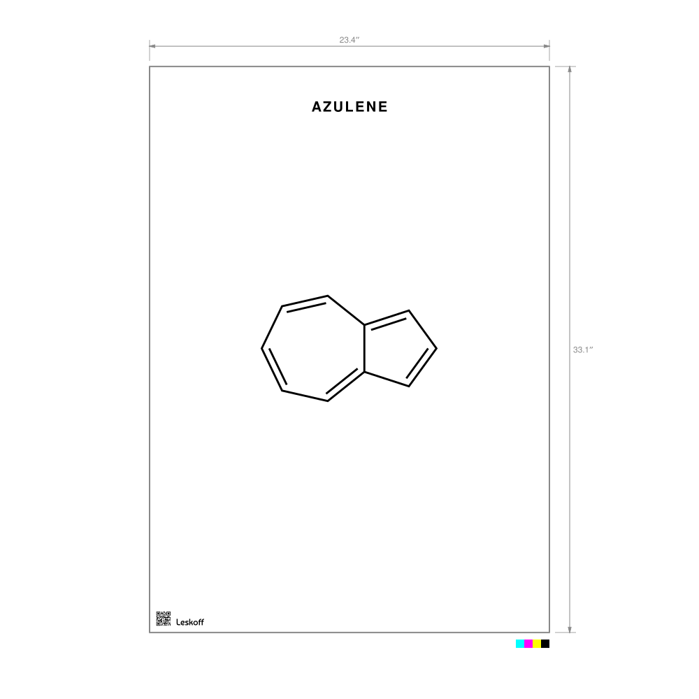 Leskoff Azulene Molecule Poster image 1 of 1