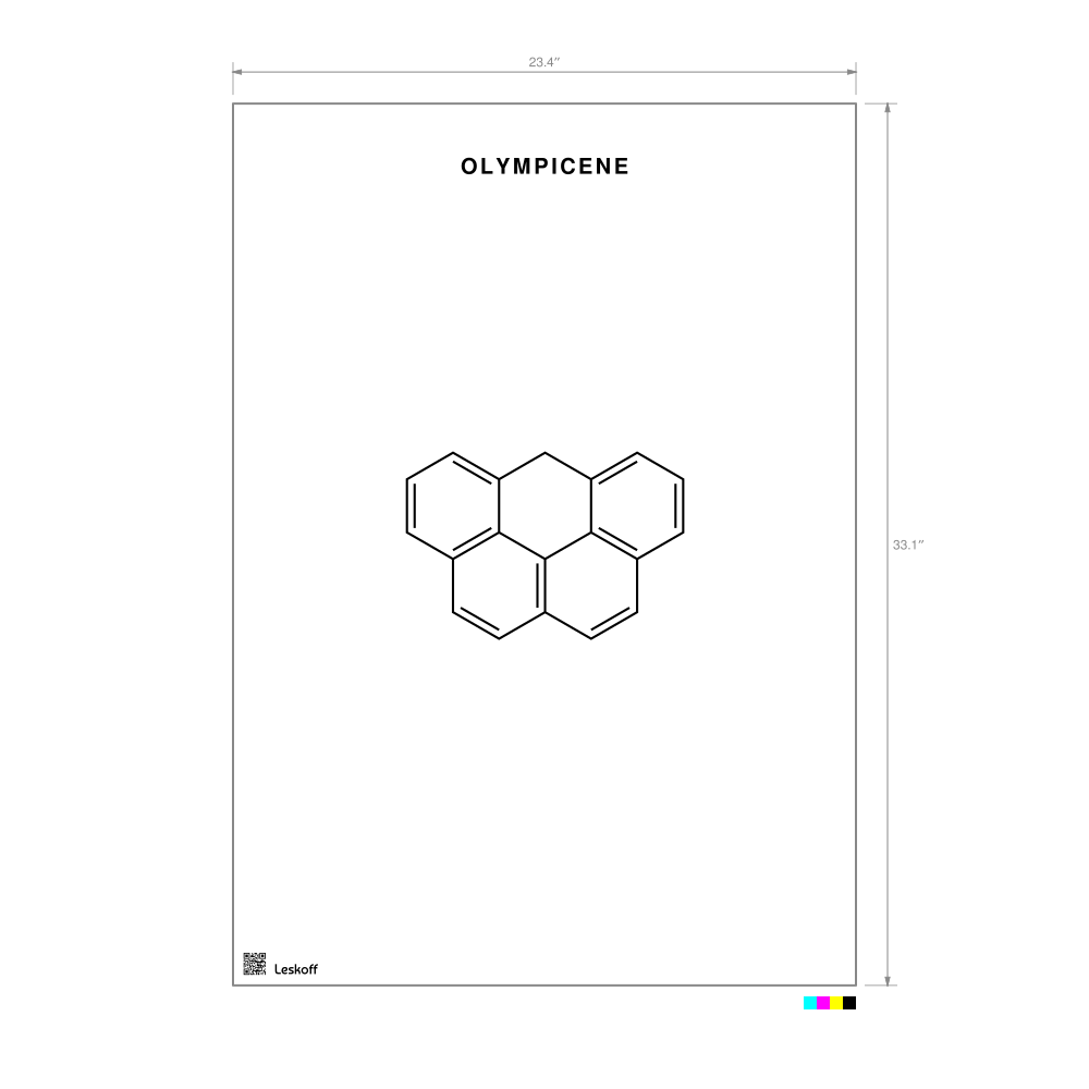 Leskoff Olympicene Molecule Poster image 1 of 1