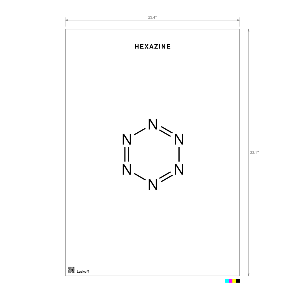 Leskoff Hexazine Molecule Poster image 1 of 1
