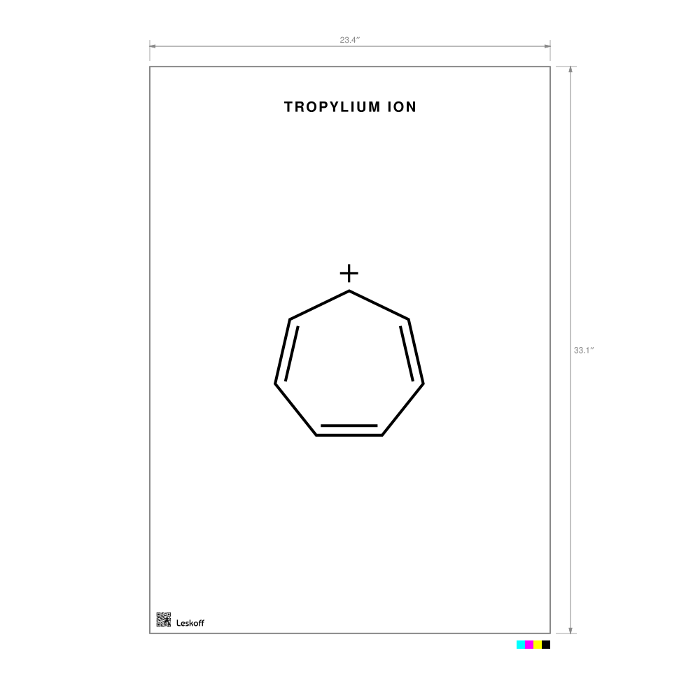 Leskoff Tropylium Ion Poster image 1 of 1