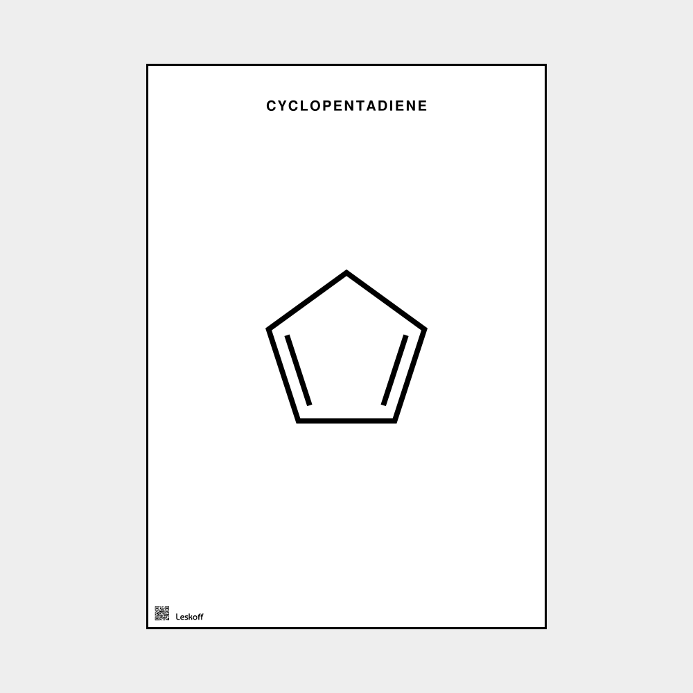 Leskoff Cyclopentadiene Molecule Poster image 1 of 1
