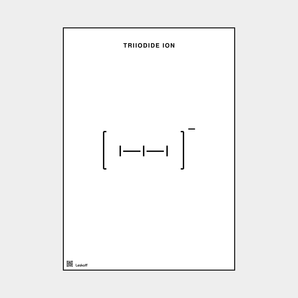 Leskoff Triiodide Ion Poster image 1 of 1