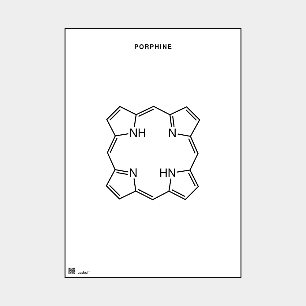 Leskoff Porphine Molecule Poster image 1 of 1