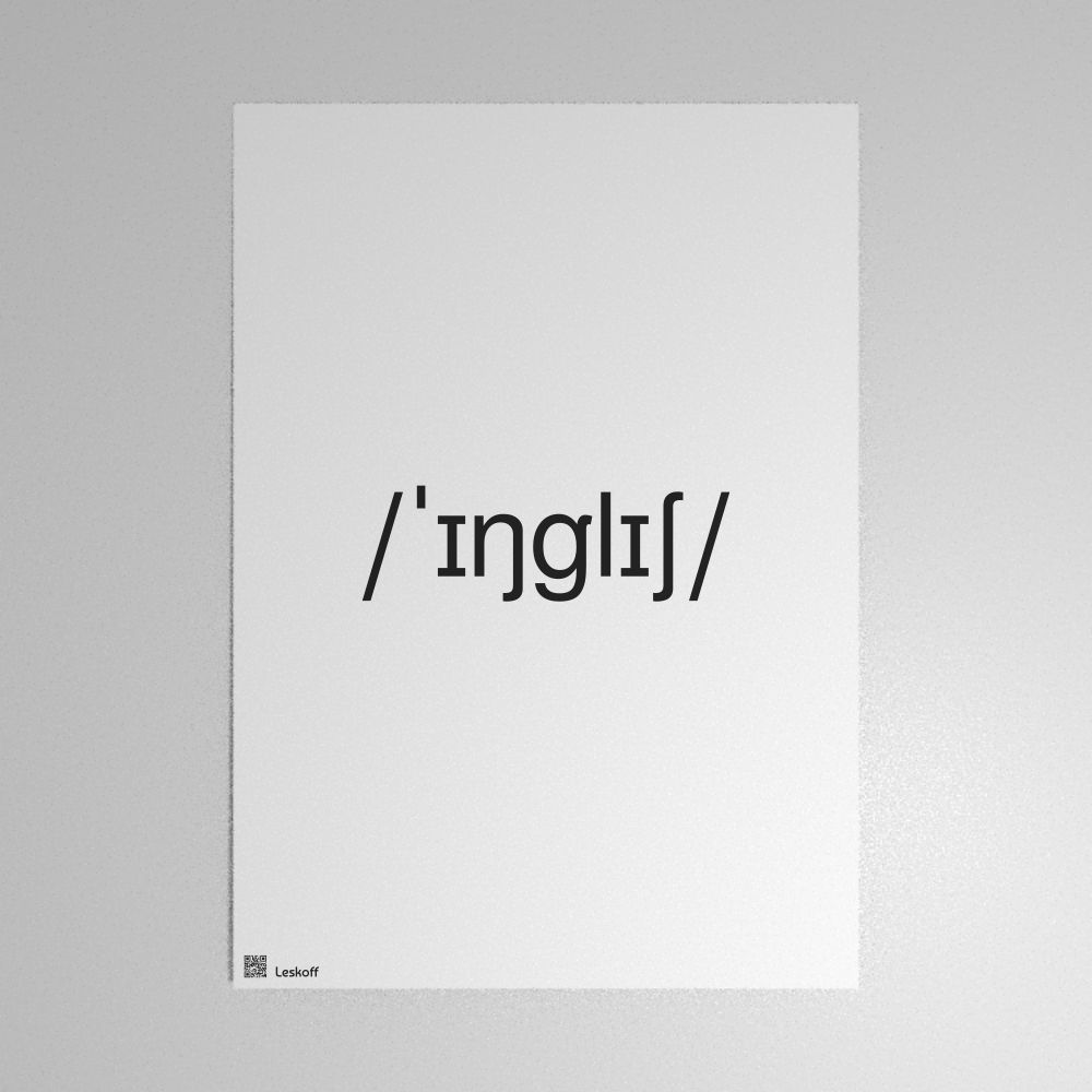 Leskoff English IPA Transcription Poster image 1 of 1